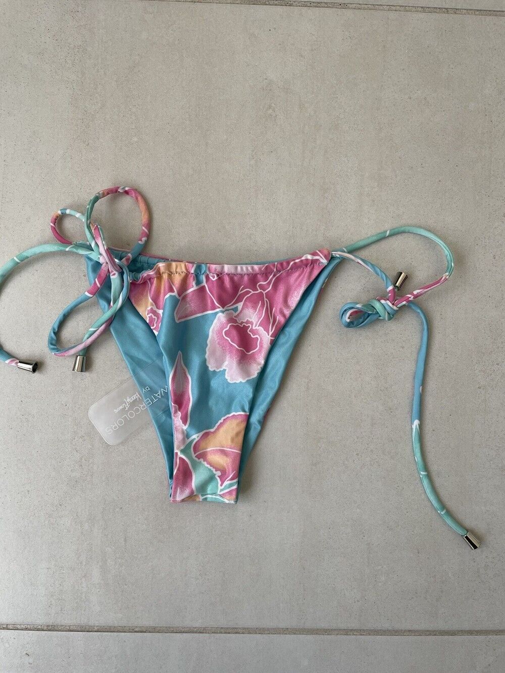 Kenny Flowers Swim Floral String Bikini Bottom Maui Swimwear